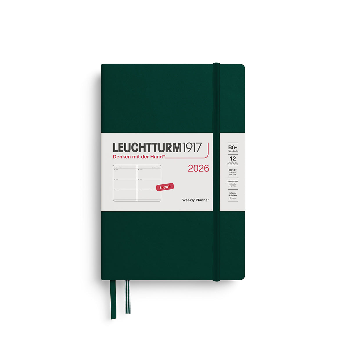 LEUCHTTURM1917 2026 Weekly Planner By Penny Black
