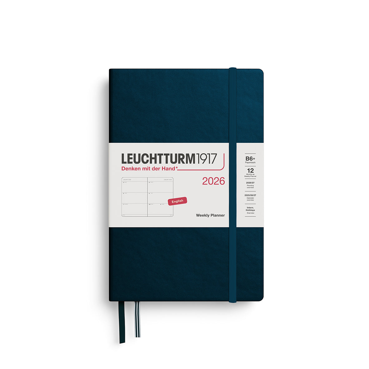 LEUCHTTURM1917 2026 Weekly Planner By Penny Black