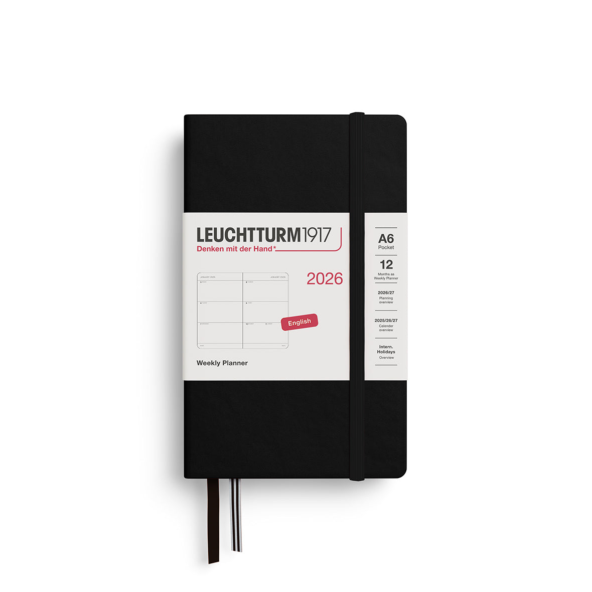 LEUCHTTURM1917 2026 Weekly Planner By Penny Black