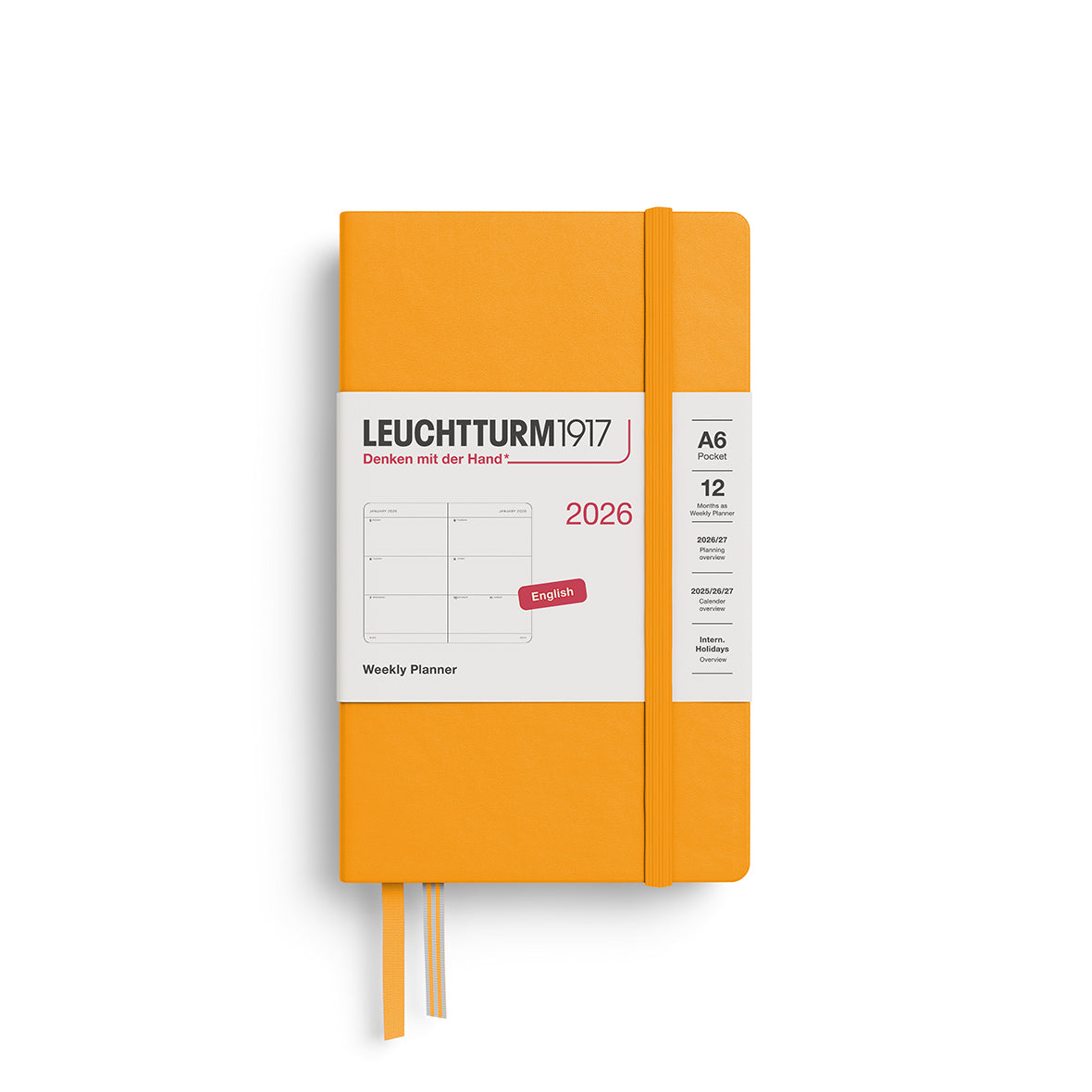 LEUCHTTURM1917 2026 Weekly Planner By Penny Black