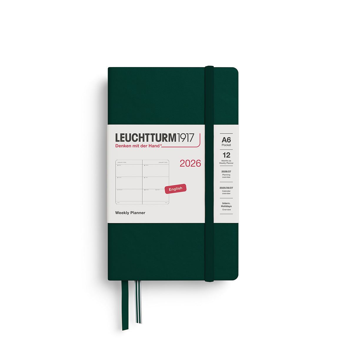 LEUCHTTURM1917 2026 Weekly Planner By Penny Black