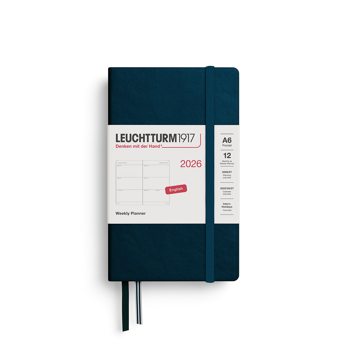 LEUCHTTURM1917 2026 Weekly Planner By Penny Black