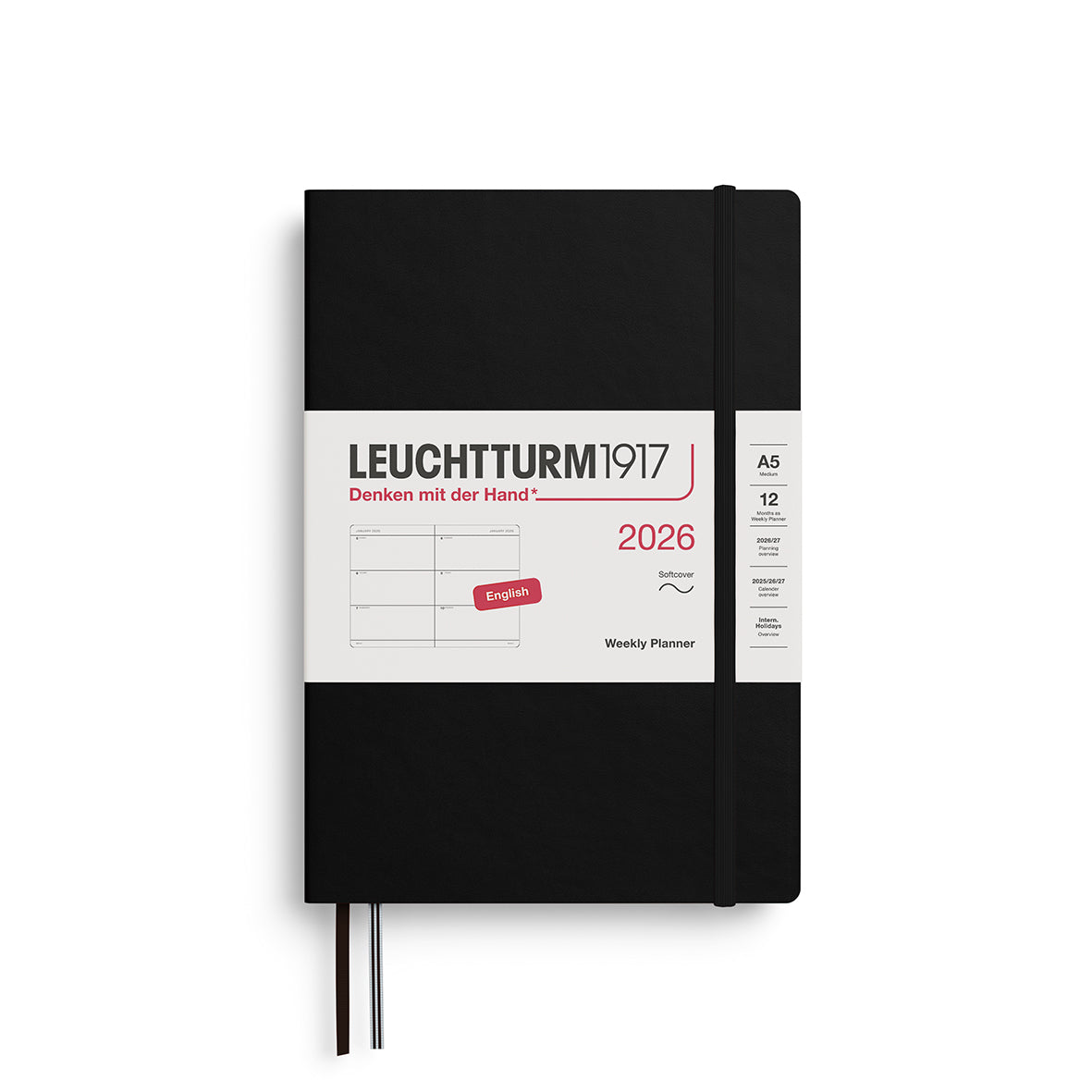 LEUCHTTURM1917 2026 Weekly Planner By Penny Black