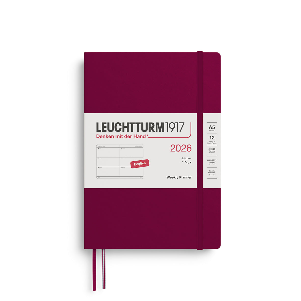 LEUCHTTURM1917 2026 Weekly Planner By Penny Black