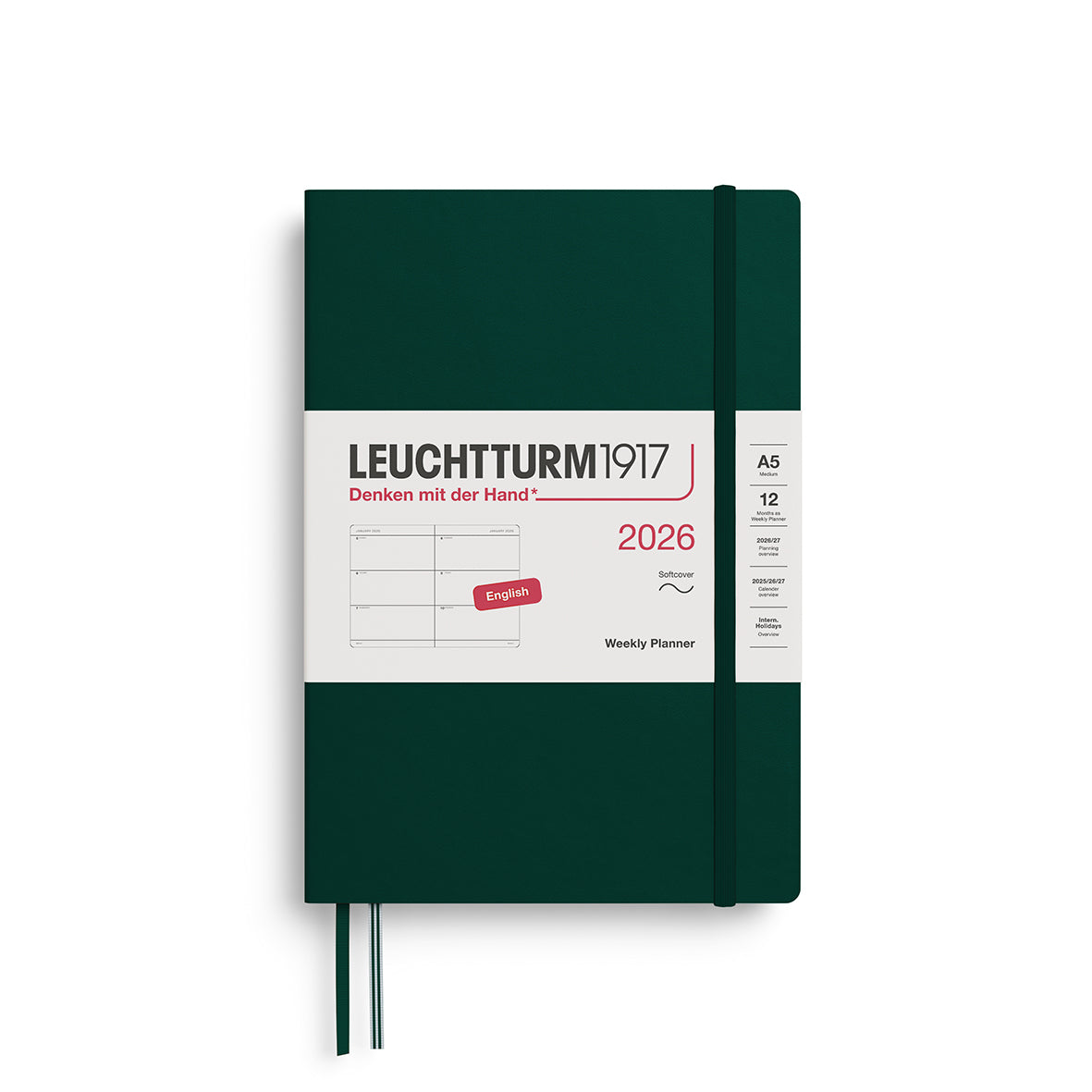 LEUCHTTURM1917 2026 Weekly Planner By Penny Black