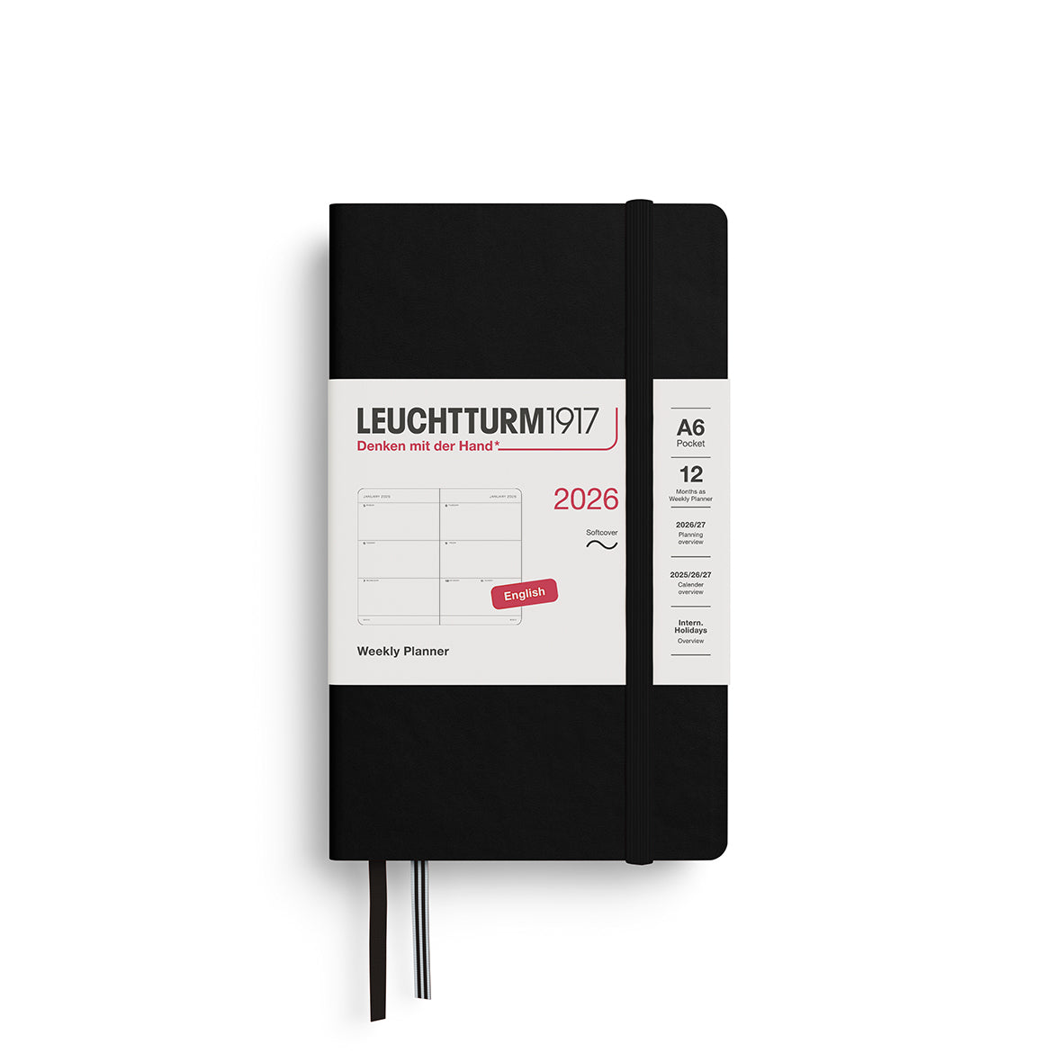 LEUCHTTURM1917 2026 Weekly Planner By Penny Black