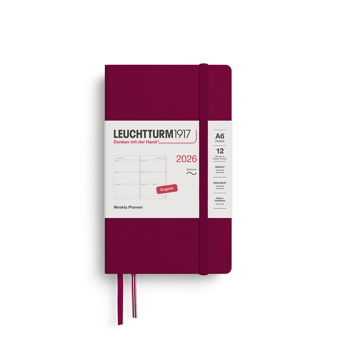 LEUCHTTURM1917 2026 Weekly Planner By Penny Black
