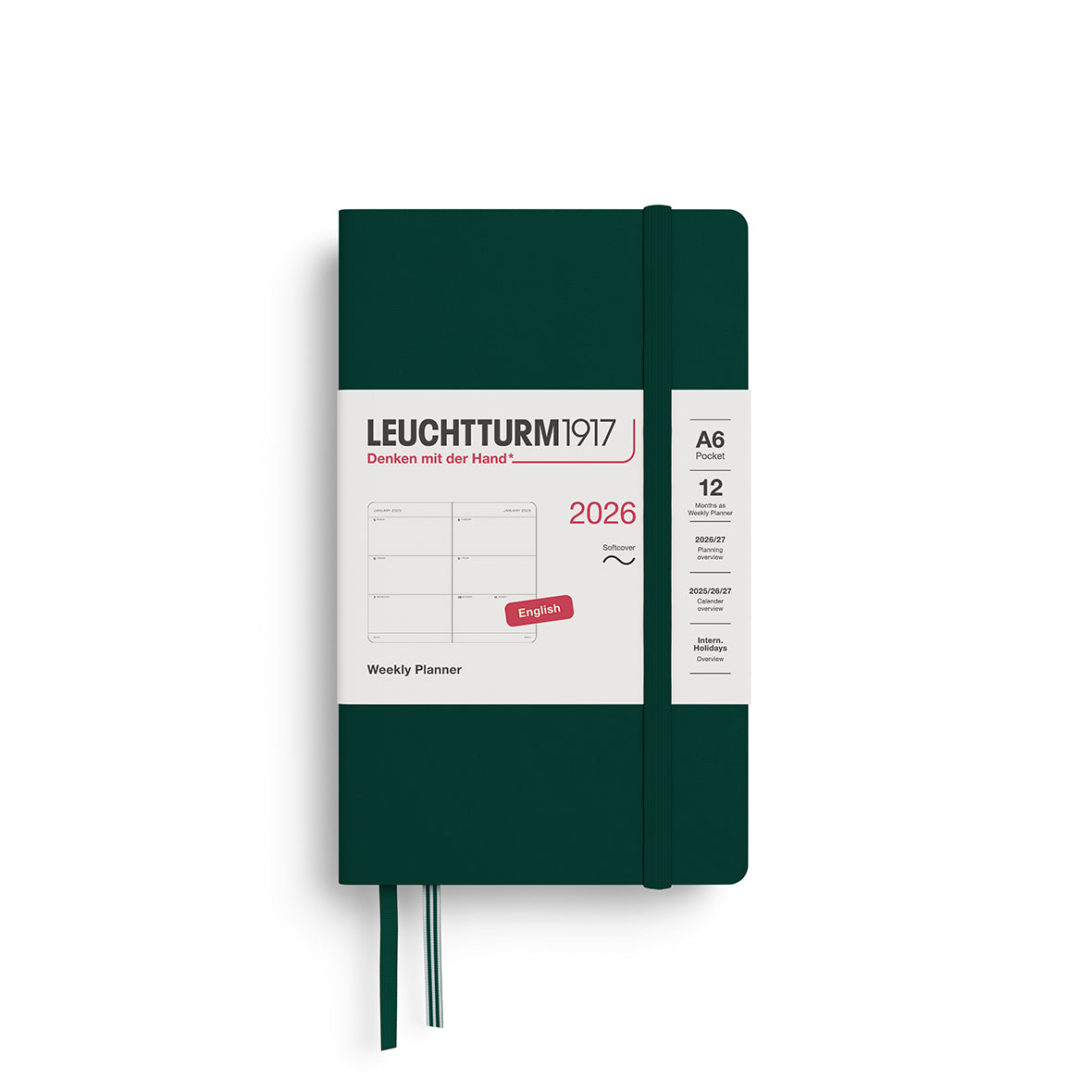 LEUCHTTURM1917 2026 Weekly Planner By Penny Black