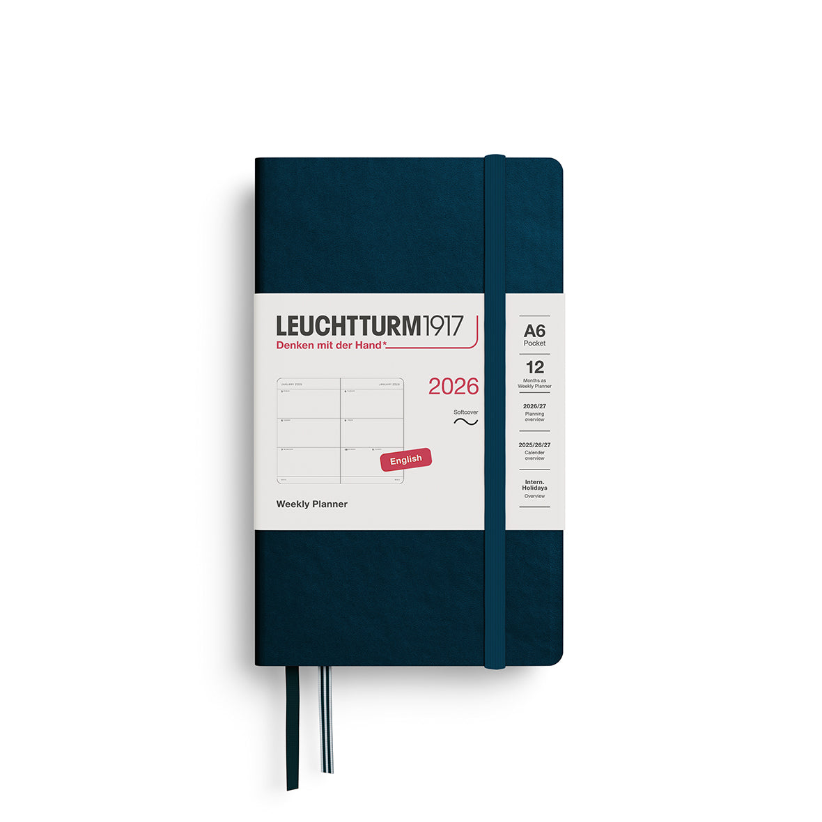 LEUCHTTURM1917 2026 Weekly Planner By Penny Black