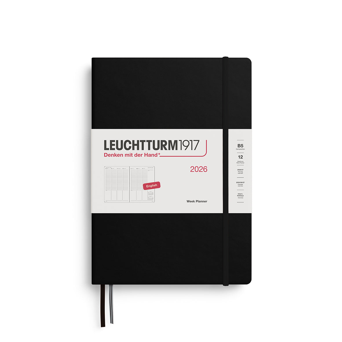 LEUCHTTURM1917 2026 Week Planner By Penny Black