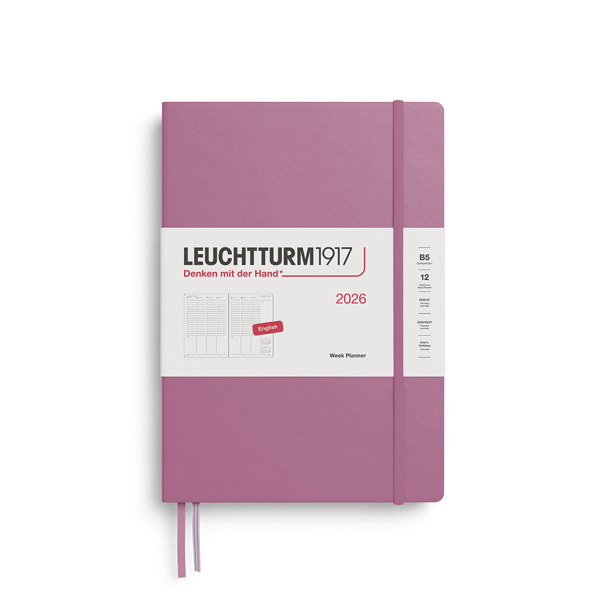 LEUCHTTURM1917 2026 Week Planner By Penny Black