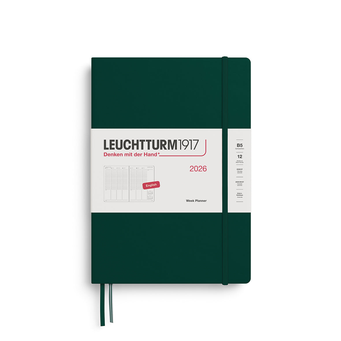 LEUCHTTURM1917 2026 Week Planner By Penny Black