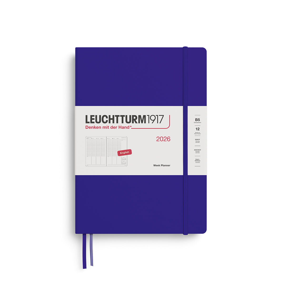 LEUCHTTURM1917 2026 Week Planner By Penny Black