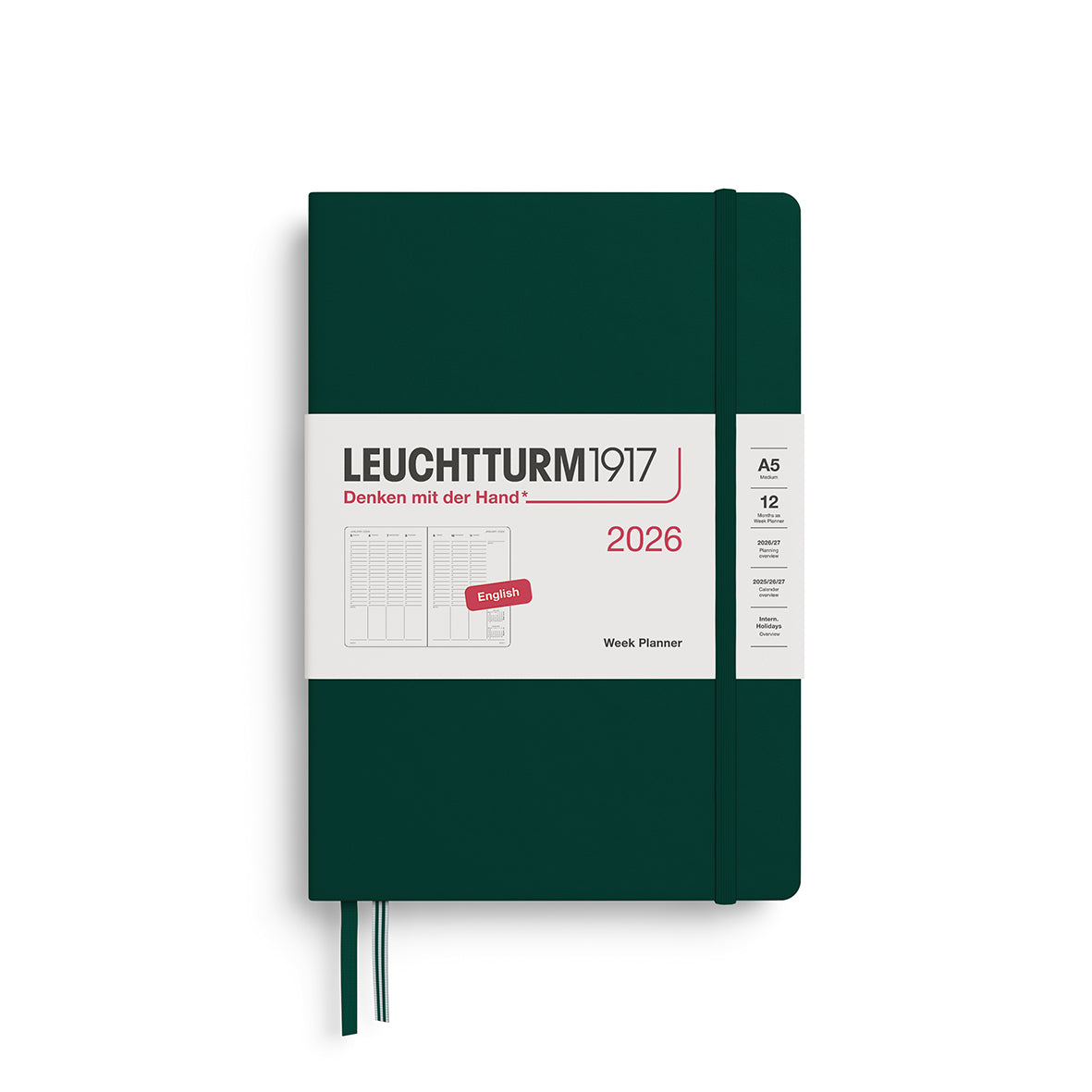 LEUCHTTURM1917 2026 Week Planner By Penny Black