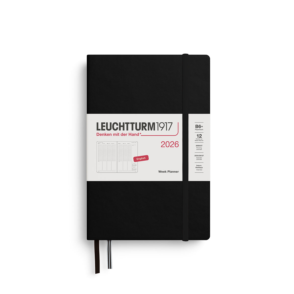 LEUCHTTURM1917 2026 Week Planner By Penny Black