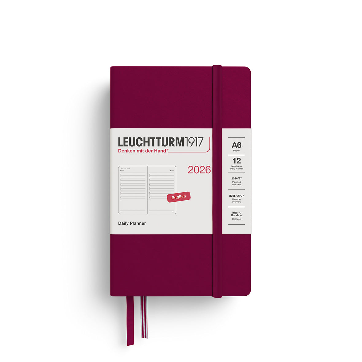 LEUCHTTURM1917 2026 Daily Planner By Penny Black