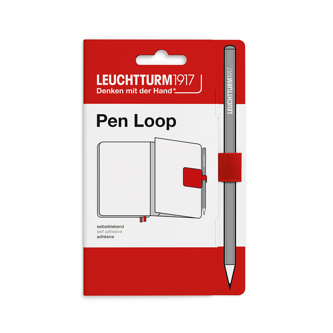 Leuchtturm1917 Pen Loop in cherry red