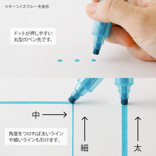 Midori Connecting Pen Join Dots - Pastel By Penny Black