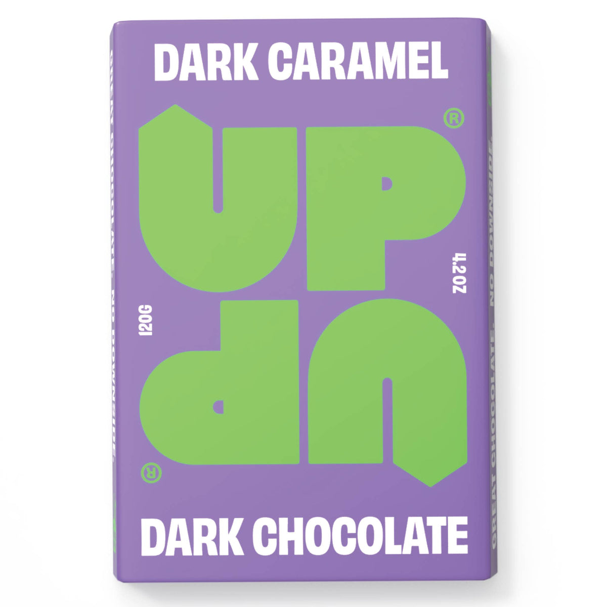 UP-UP Ethical Dark Caramel Chocolate Bar 120g by penny black