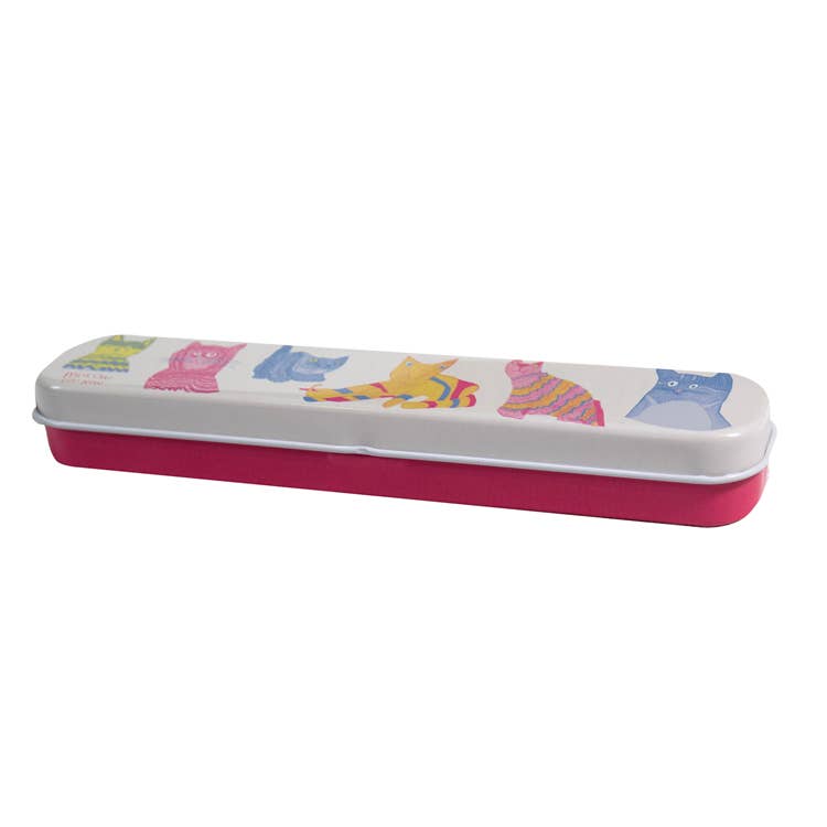 Arthouse Unlimited Miaow For Now Pen Gift Tin By Penny Black