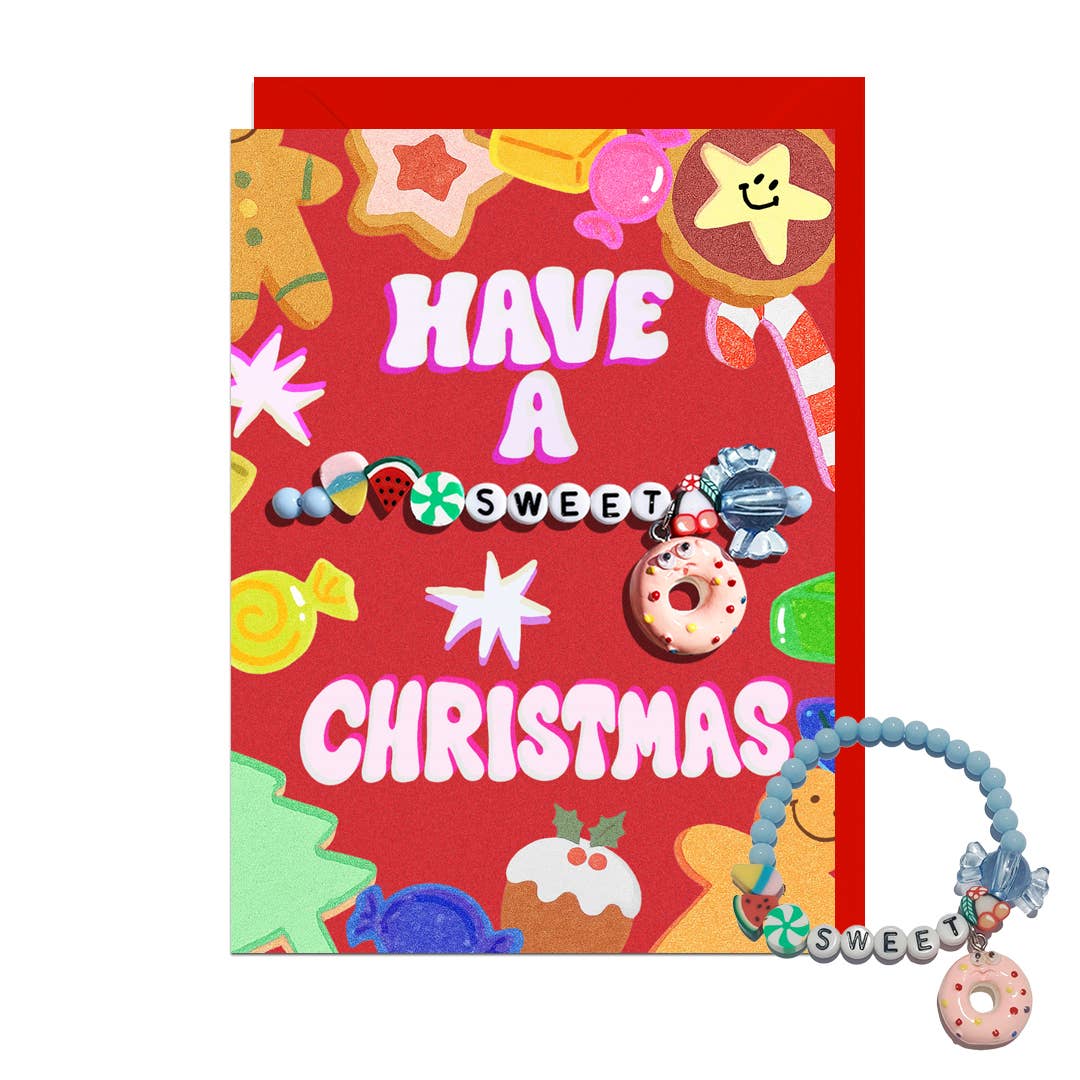 Have a SWEET Christmas Bracelet Card by jolly awesome at penny black