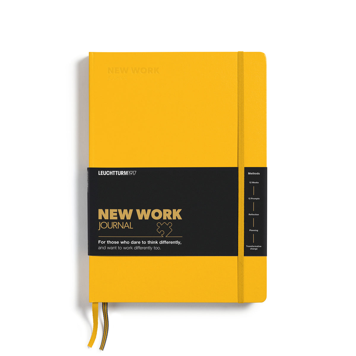 LEUCHTTURM1917 New Work Journal By Penny Black in sunflower yellow