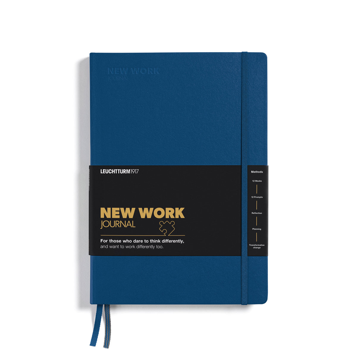 LEUCHTTURM1917 New Work Journal By Penny Black in indigo blue