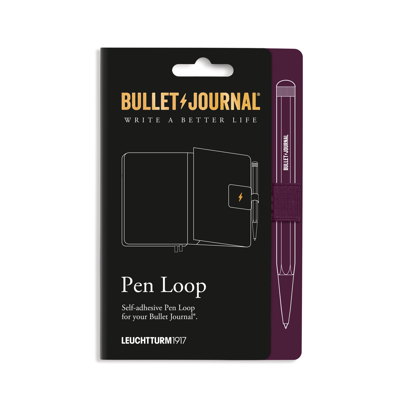 LEUCHTTURM1917 Pen Loop - Bullet Journal Edition purple26 in packaging by penny black
