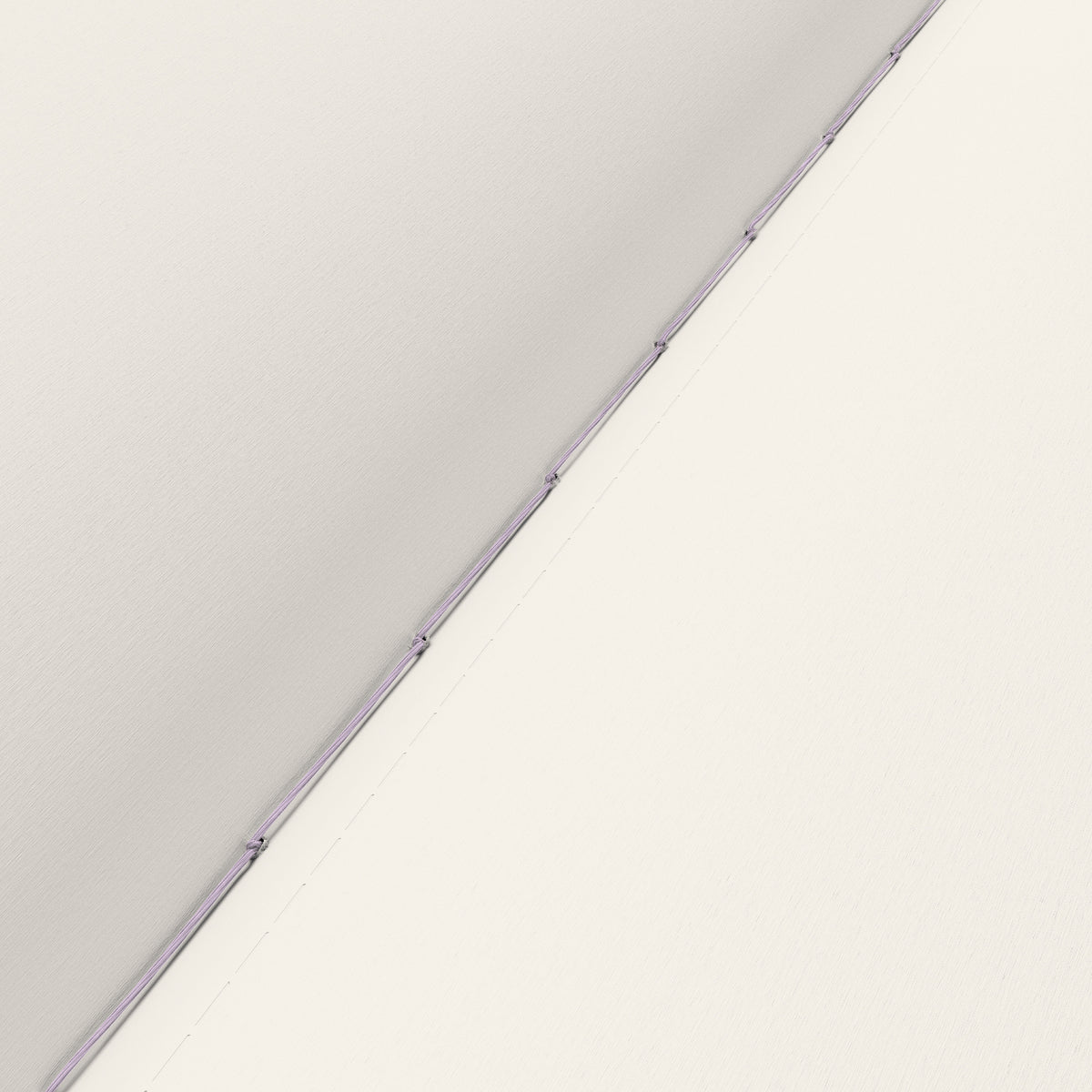 A Leuchtturm1917 notebook with plain pages and lilac binding.