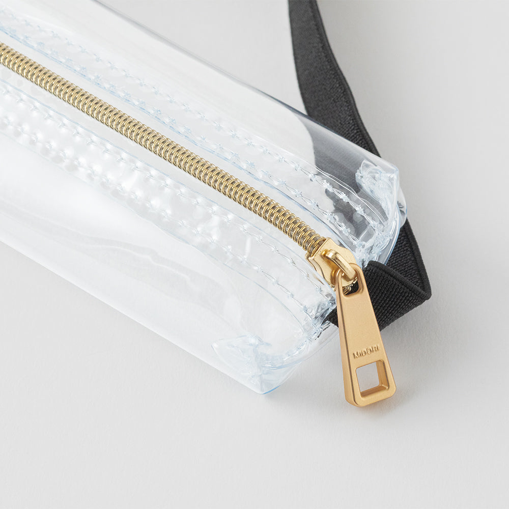Midori Book Band Pen Case - Transparent By Penny Black