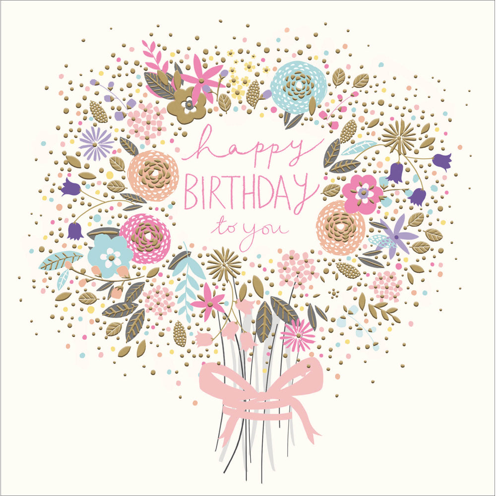 Big Bow Bouquet Birthday Card by penny black