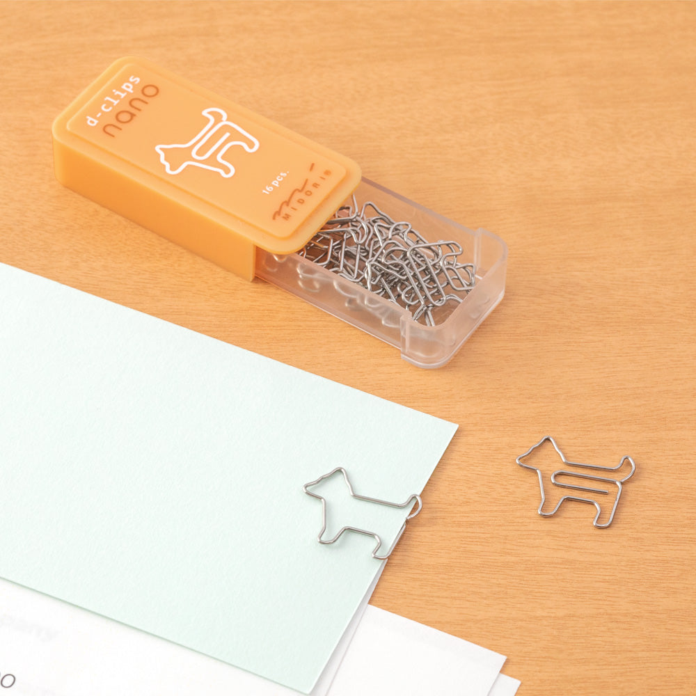 Midori D-Clips Nano Japanese Paper Clips By Penny Black