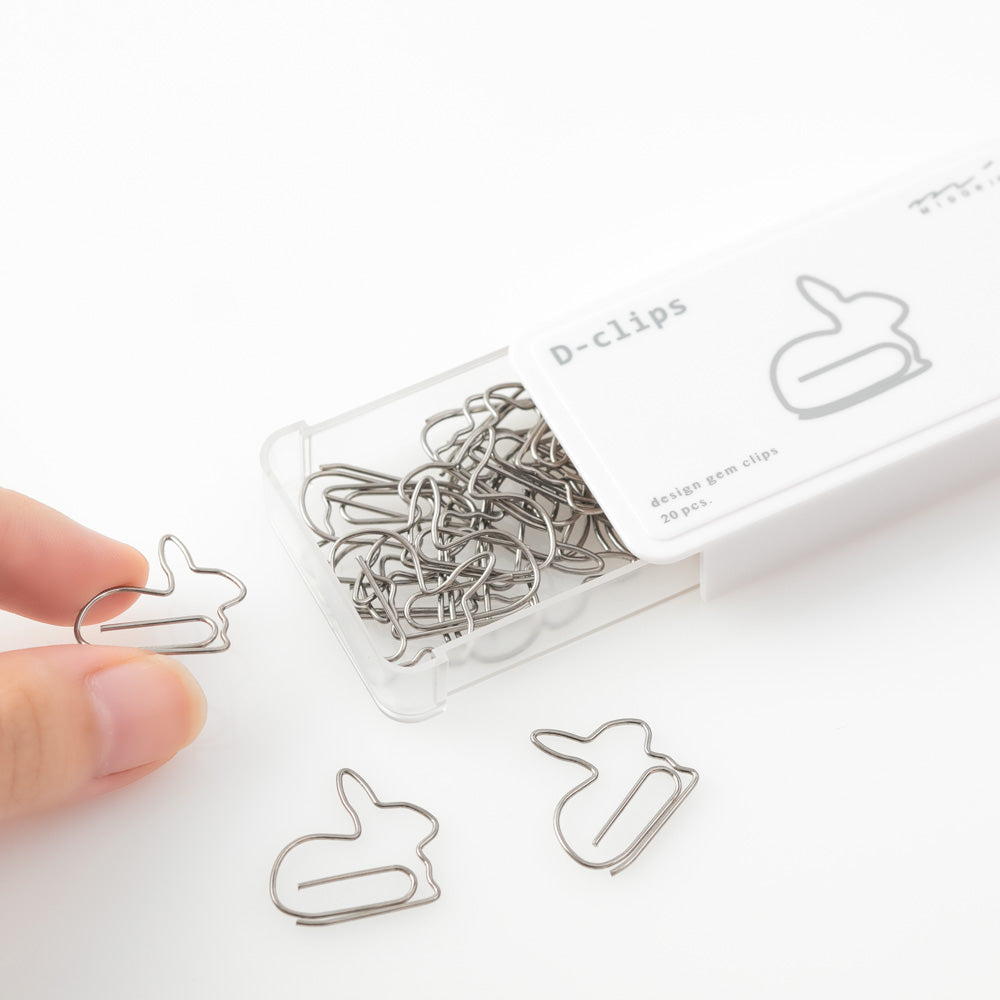 Midori D-Clips Animal Paper Clips By Penny Black