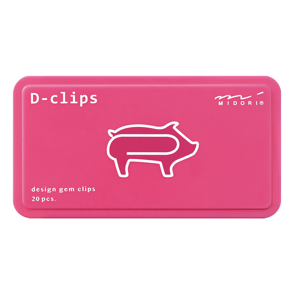 Midori D-Clips Animal Paper Clips By Penny Black
