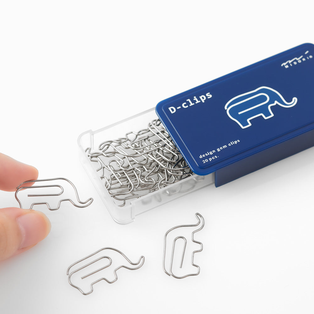 Midori D-Clips Animal Paper Clips By Penny Black