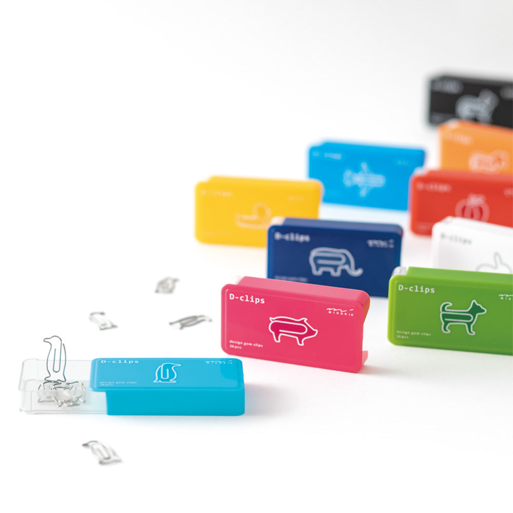 Midori D-Clips Animal Paper Clips By Penny Black