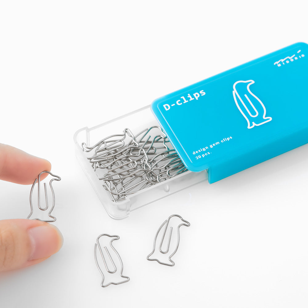 Midori D-Clips Animal Paper Clips By Penny Black