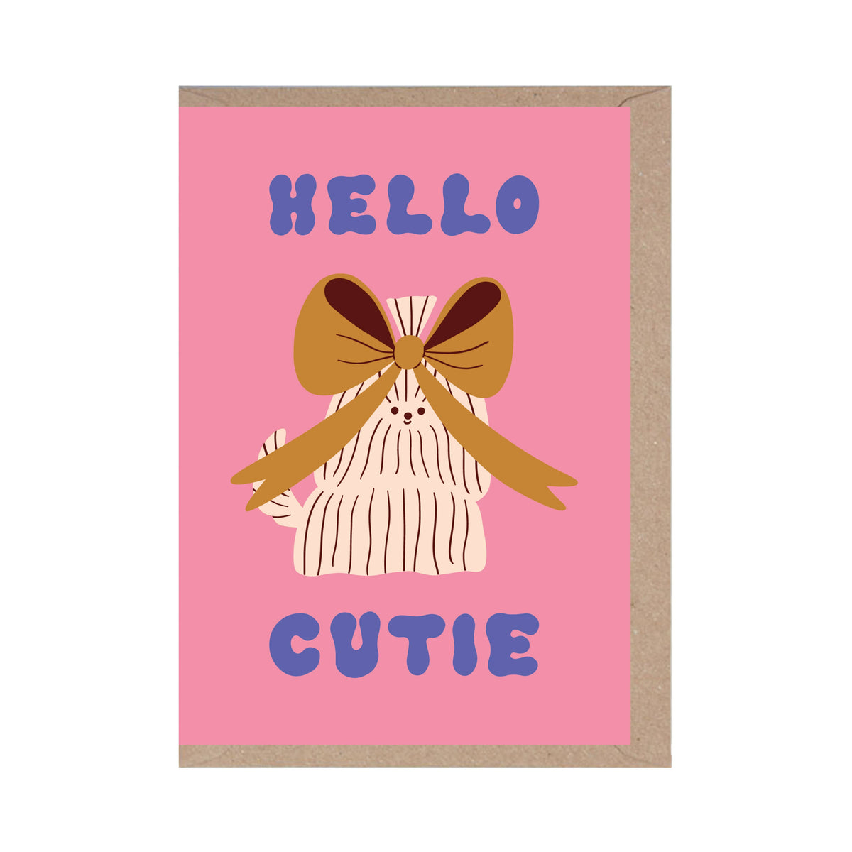 Hello Cutie Dog Card