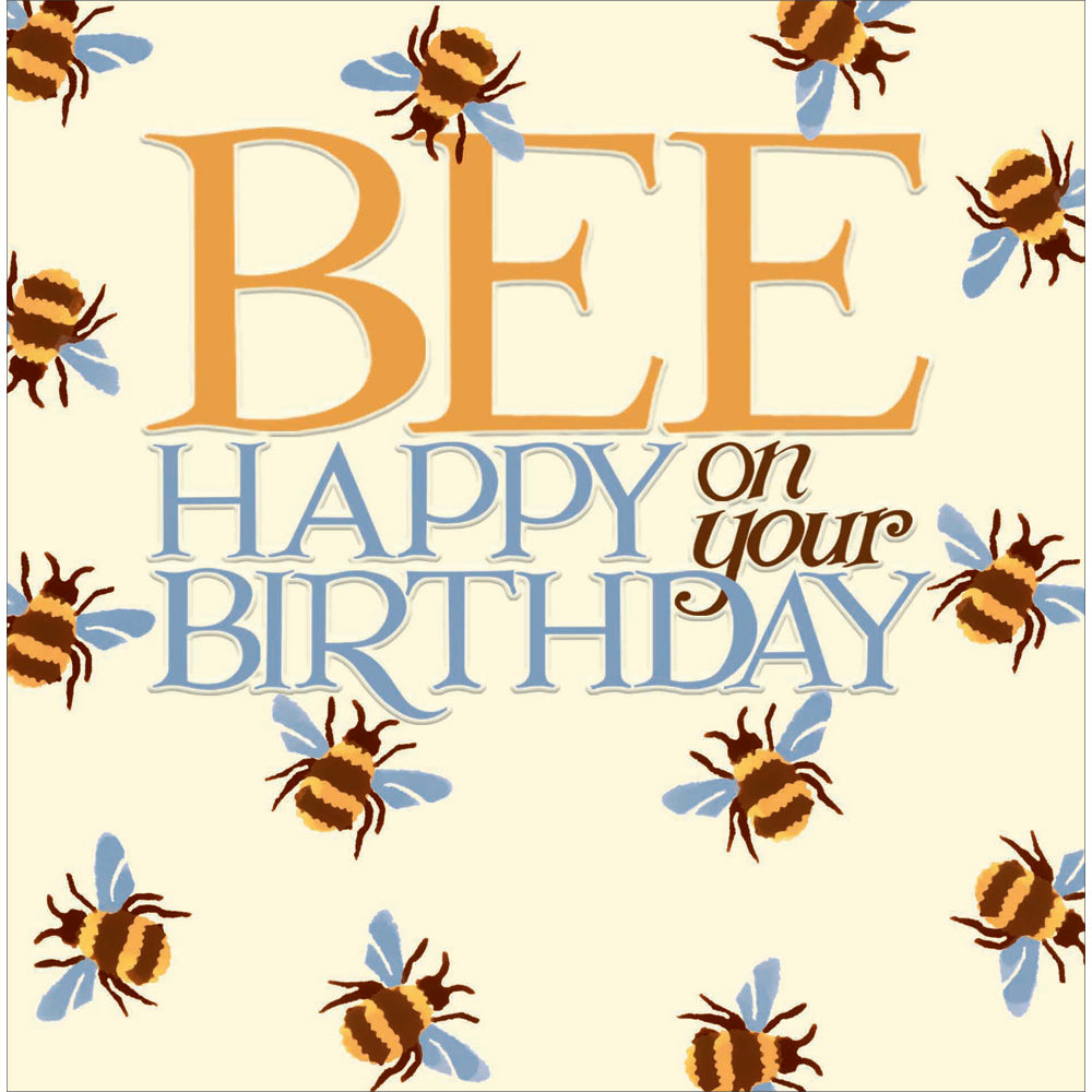 Bee Happy Emma Bridgewater Birthday Card at Penny Black