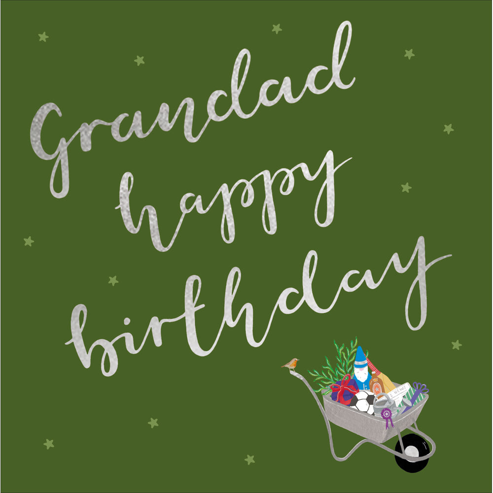 Grandad Wheelbarrow Birthday Card from Penny Black