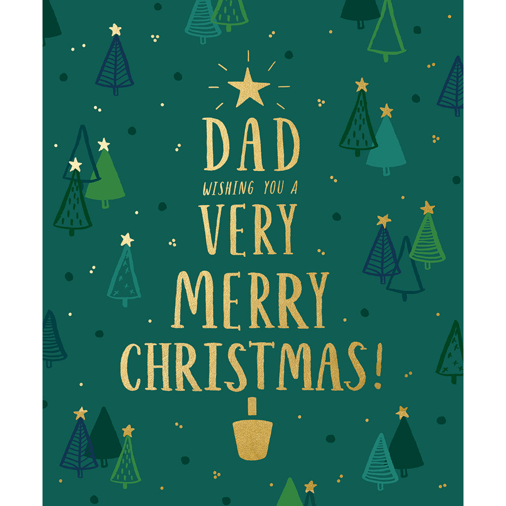 Dad Very Merry Forest Christmas Card by Penny Black