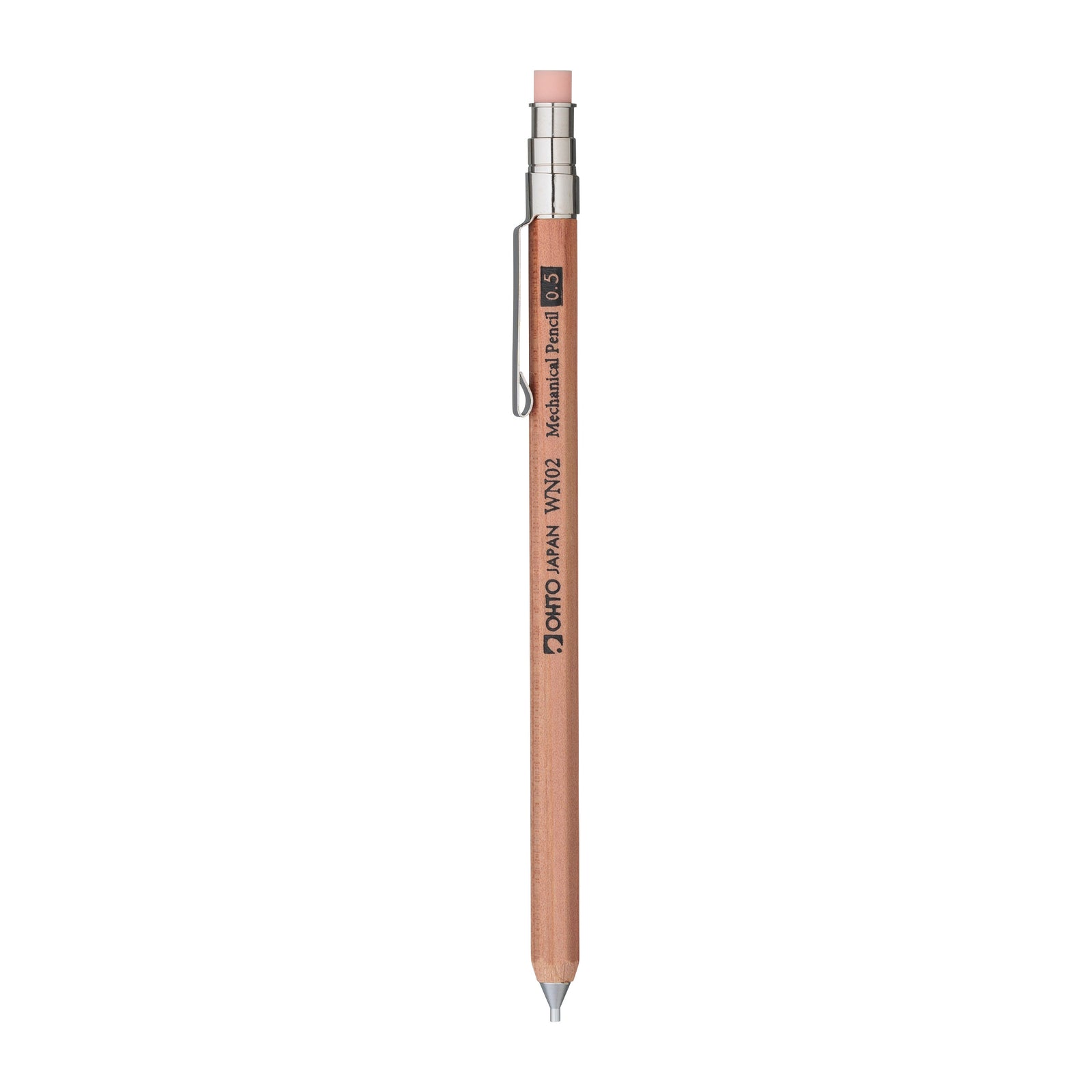 Ohto Wooden Mechanical Mini Pencil 0.5mm By Penny Black