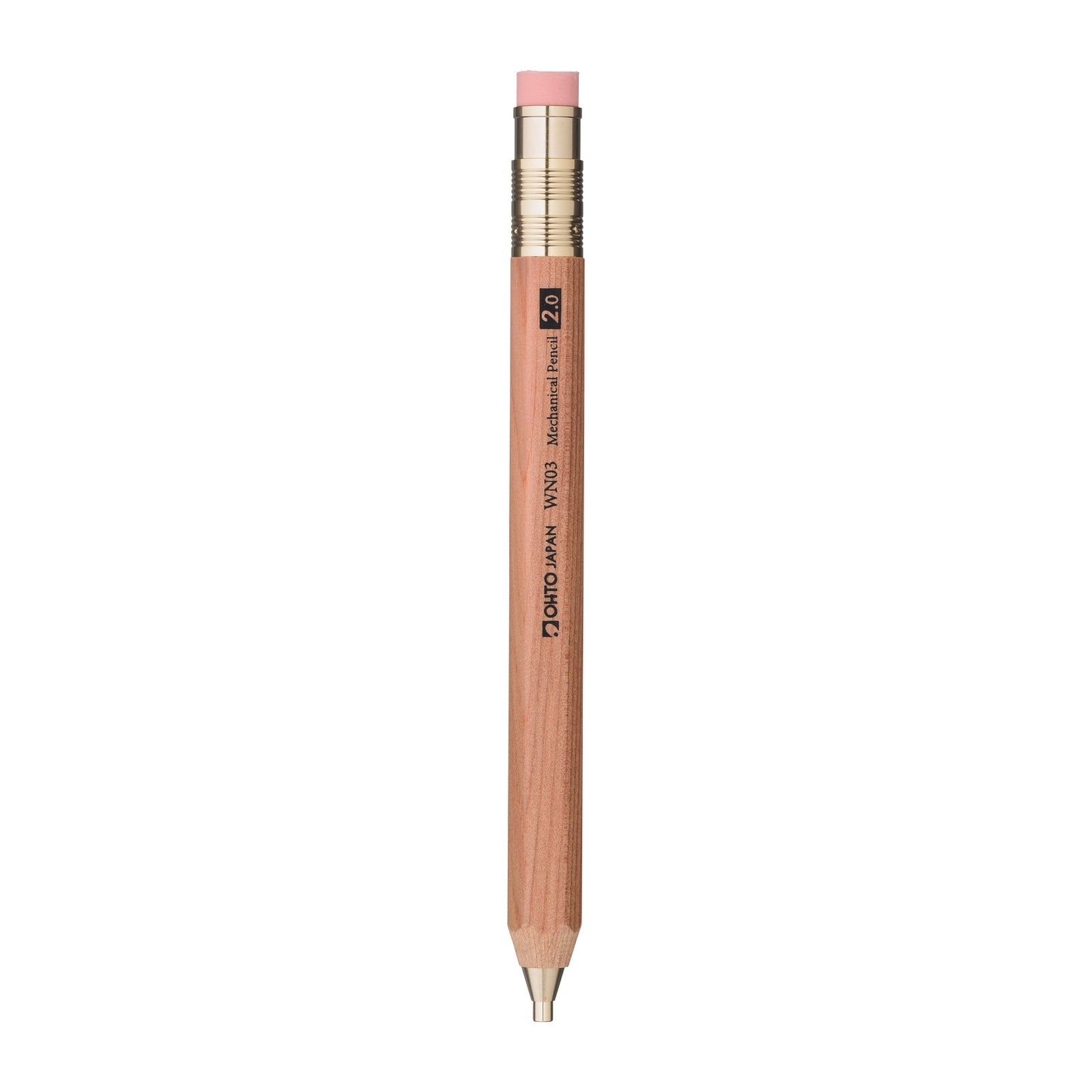 Ohto Wooden Mechanical Pencil 2.0mm By Penny Black