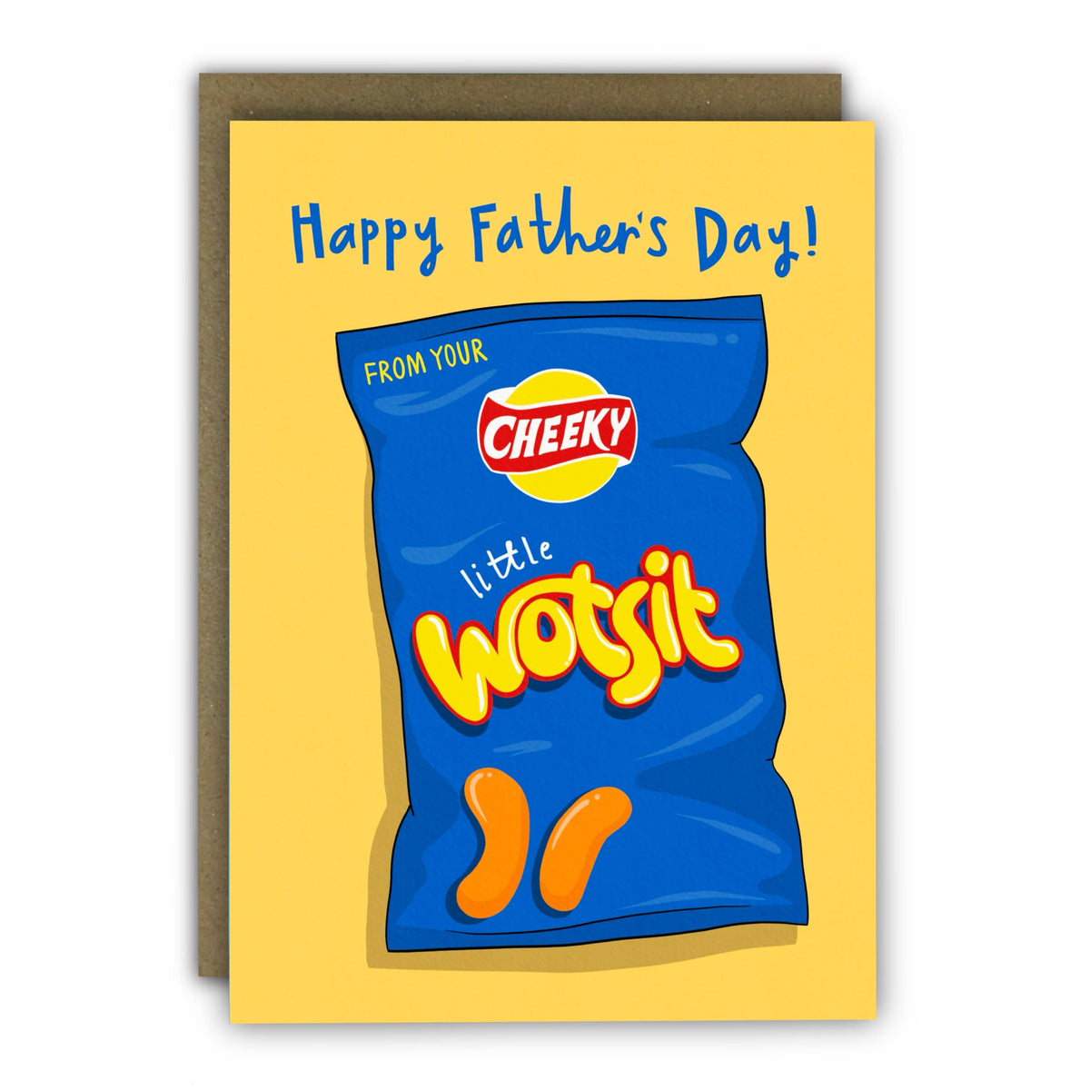 Cheeky Little Wotsit Funny Father's Day by penny black