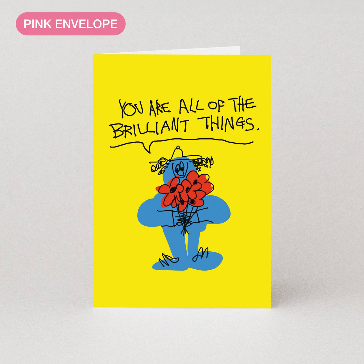 All the Brilliant Things Loving Card by penny black