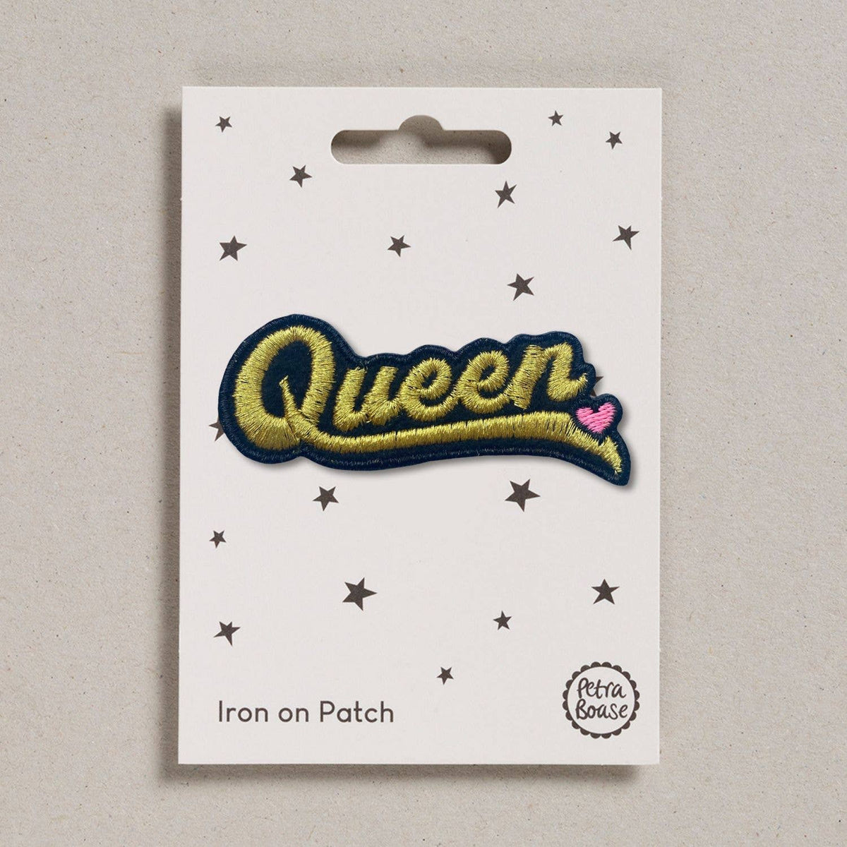 Colourful Iron on Patch - Queen by penny black
