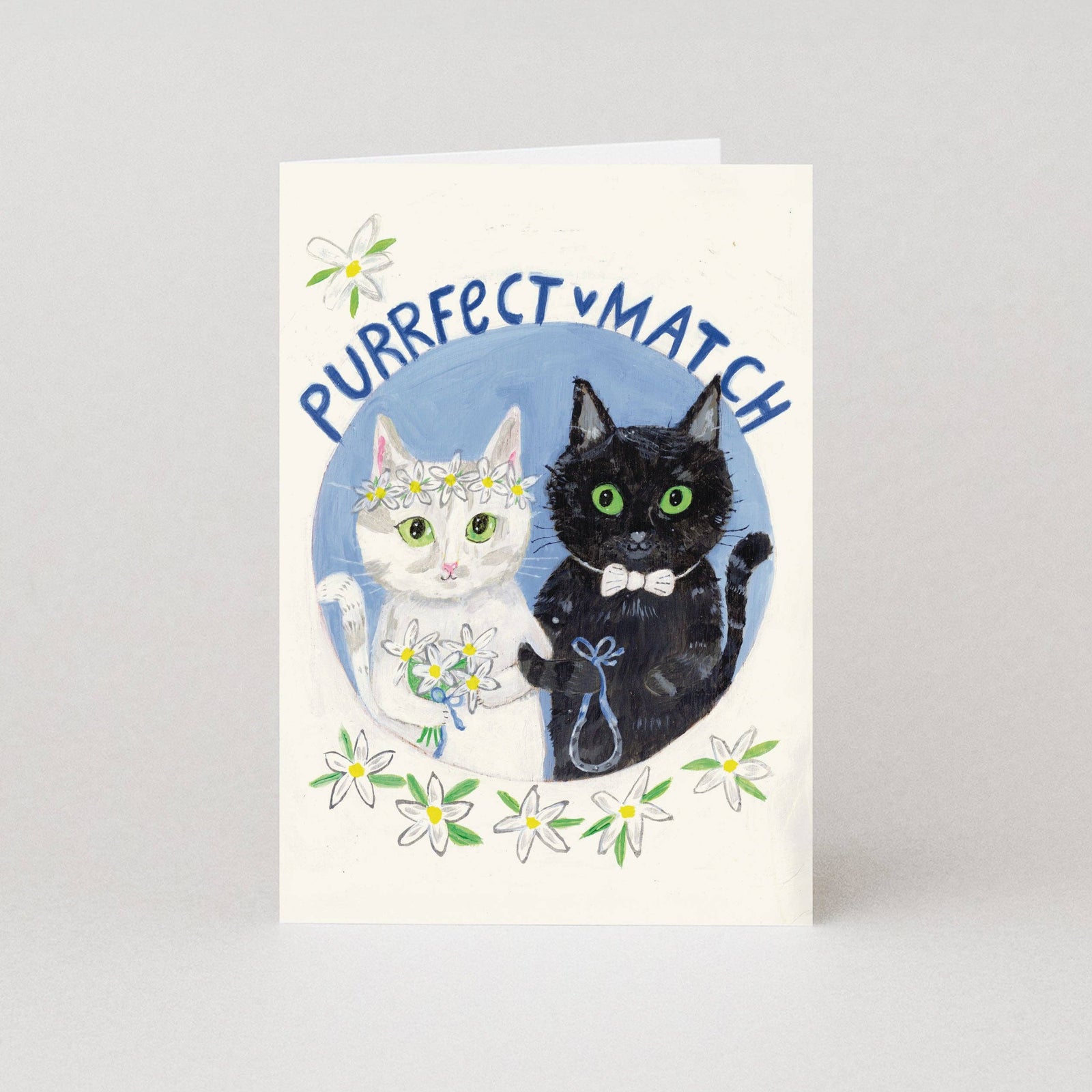 Purrfect Match Cat Couple Card by penny black