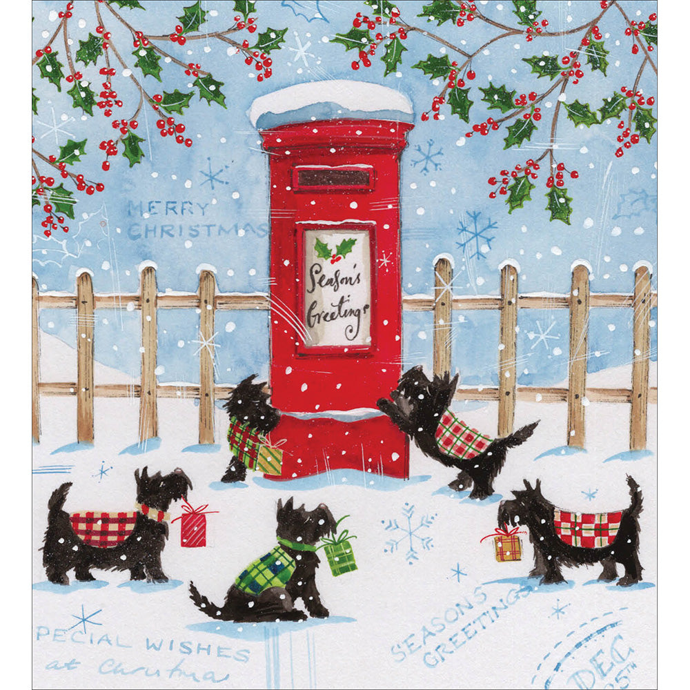 Doggy Delivery Charity Christmas Cards 5 Pk from Penny Black