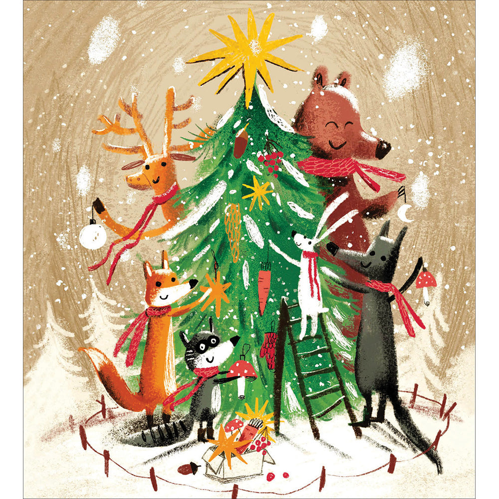 Deck the Forest Charity Christmas Cards 5 Pk from Penny Black