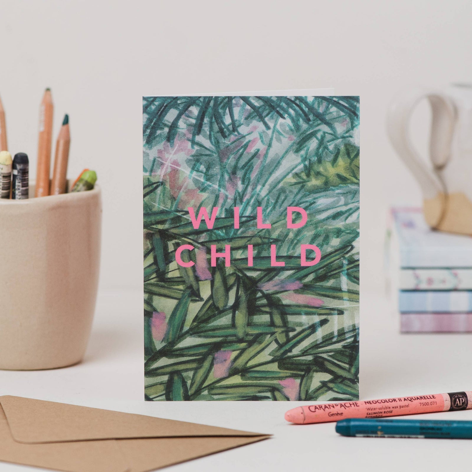 Wild Child Botanical Card by joy jen studio at penny black
